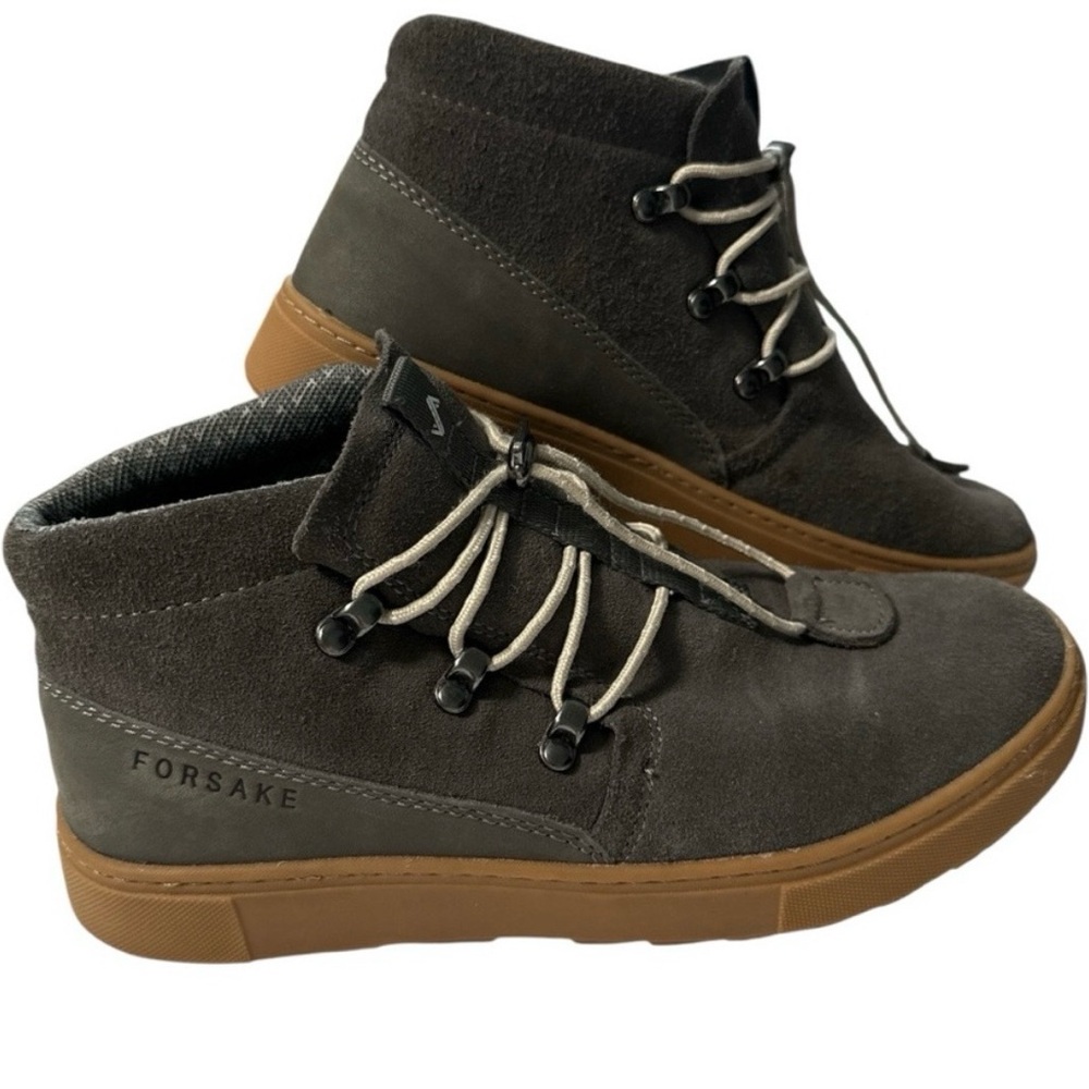 Forsake Women's Gray Suede Ankle Boots